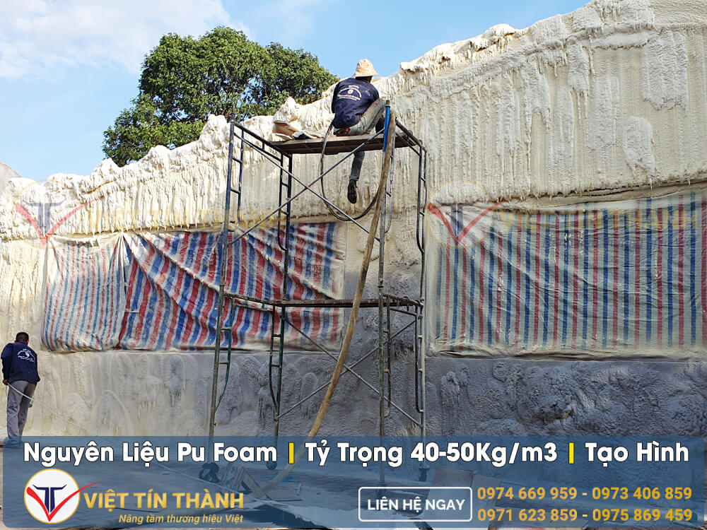 pu foam hệ phun tỷ trọng cao